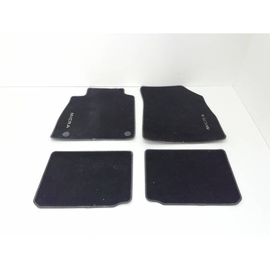 Tappetini Auto In Gomma Per Nissan Micra K14 (2017+) - Set 2 Pezzi Anteriori - Antiscivolo, Impermeabili, Con Bordi Rialzati - Incluso Deodorante - 4