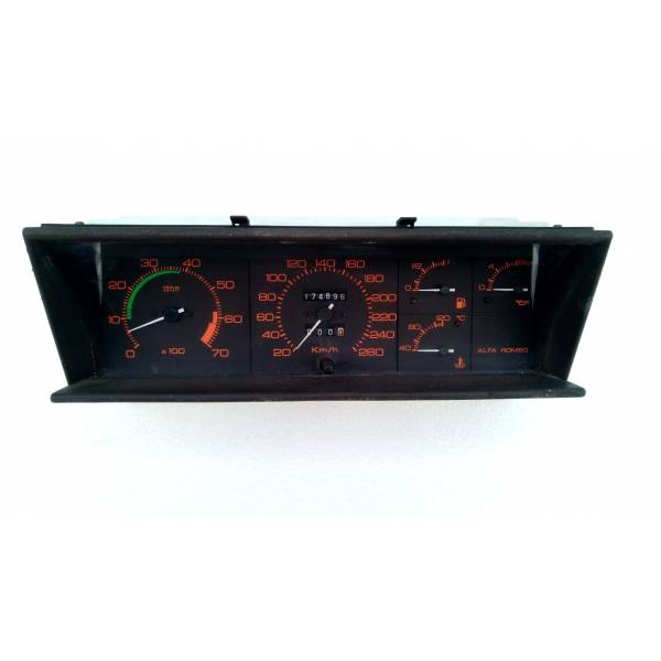 6021550090 QUADRO STRUMENTI ALFA ROMEO 75 1� Serie 1800 Benzina (1987)  RICAMBI USATI