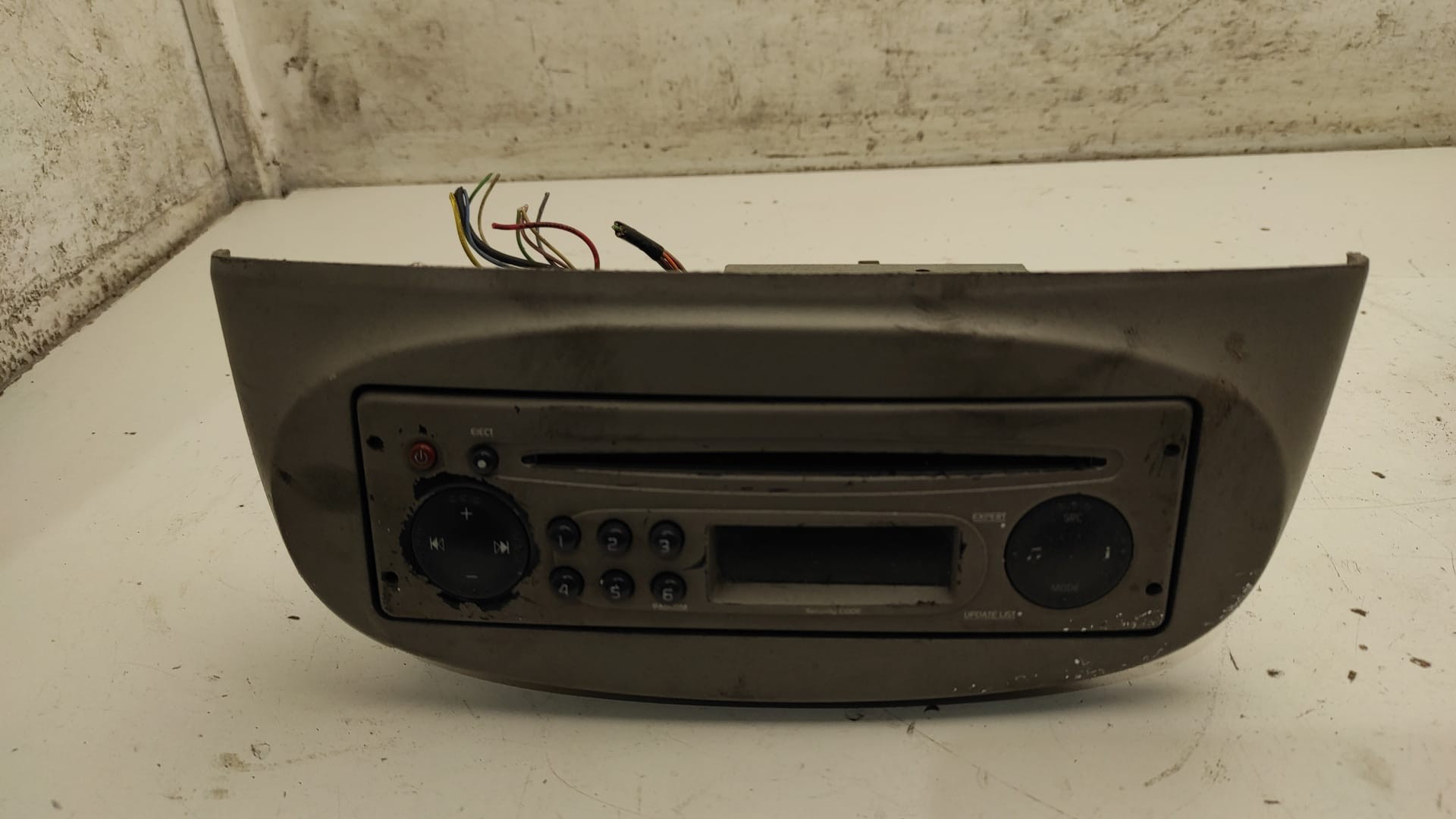 Mascherina telaio autoradio Adattatore stereo iso 1 din Nero