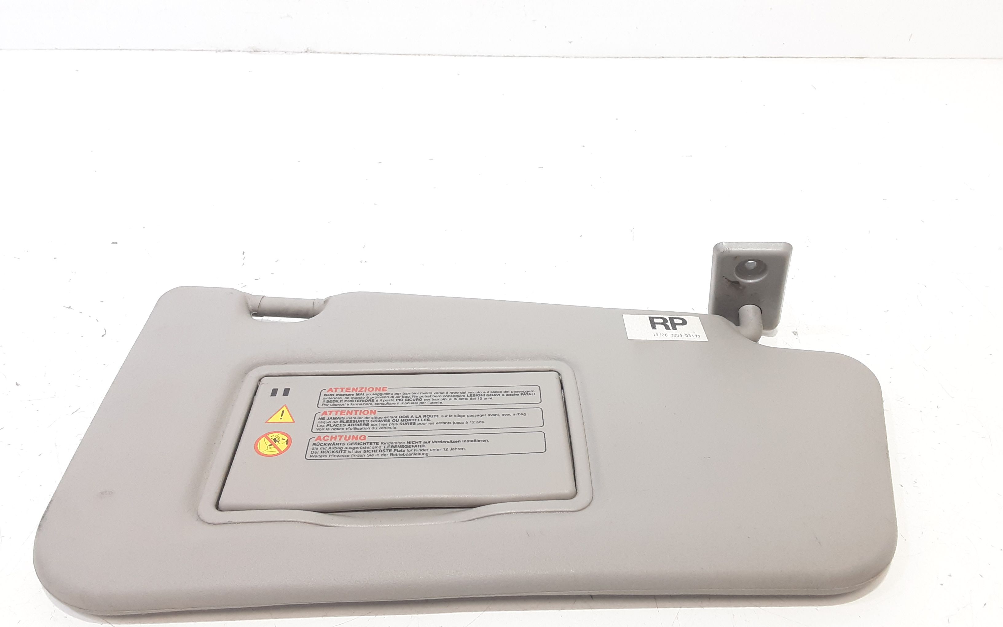 Parasole aletta Lato Passeggero NISSAN Micra 4 Serie