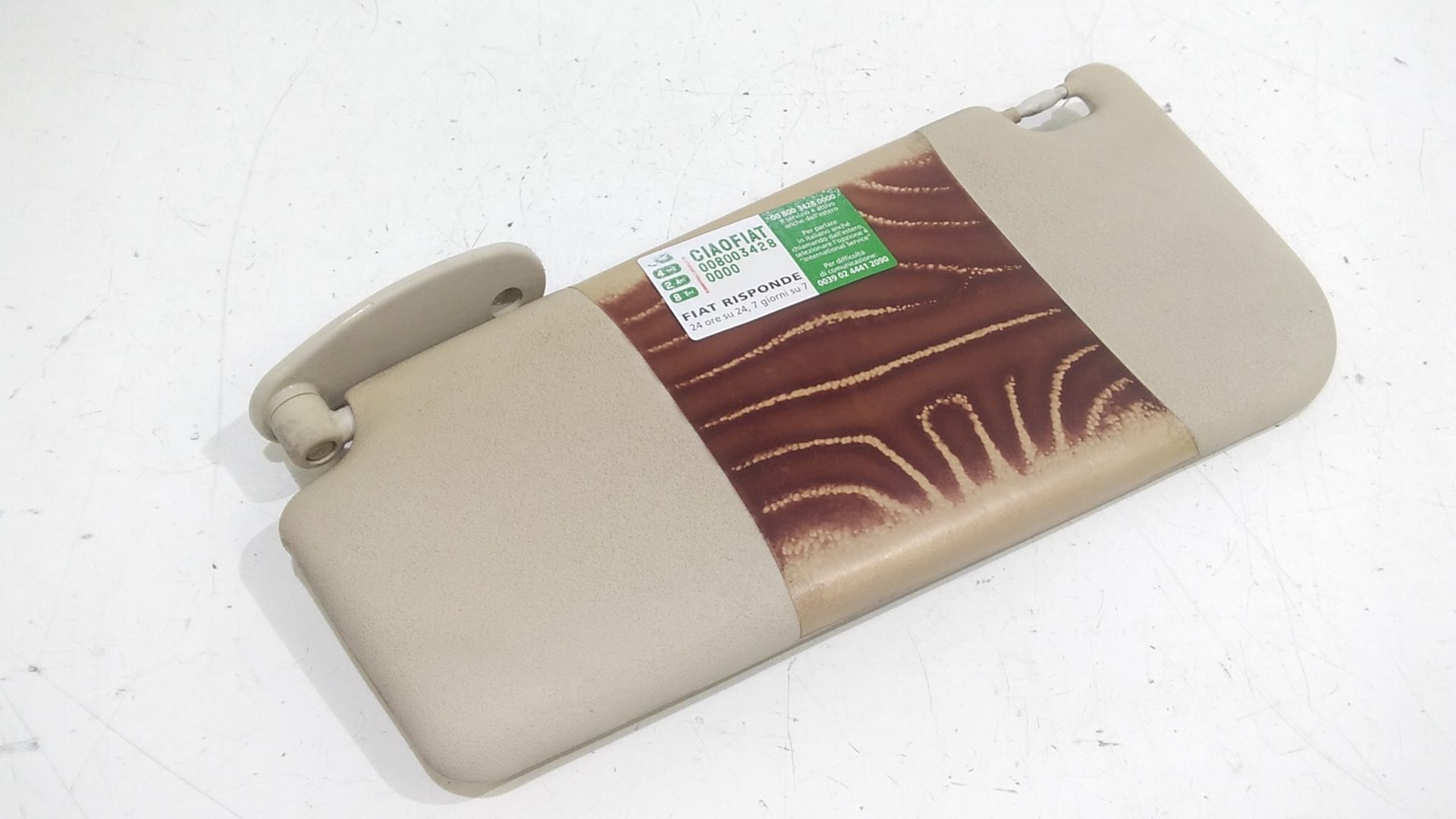 Aletta Lato Guida Grande Punto Aletta Parasole Sinistra Per Fiat Grande Punto - Con Specchio E Tasca Lato Guida Parasole Auto