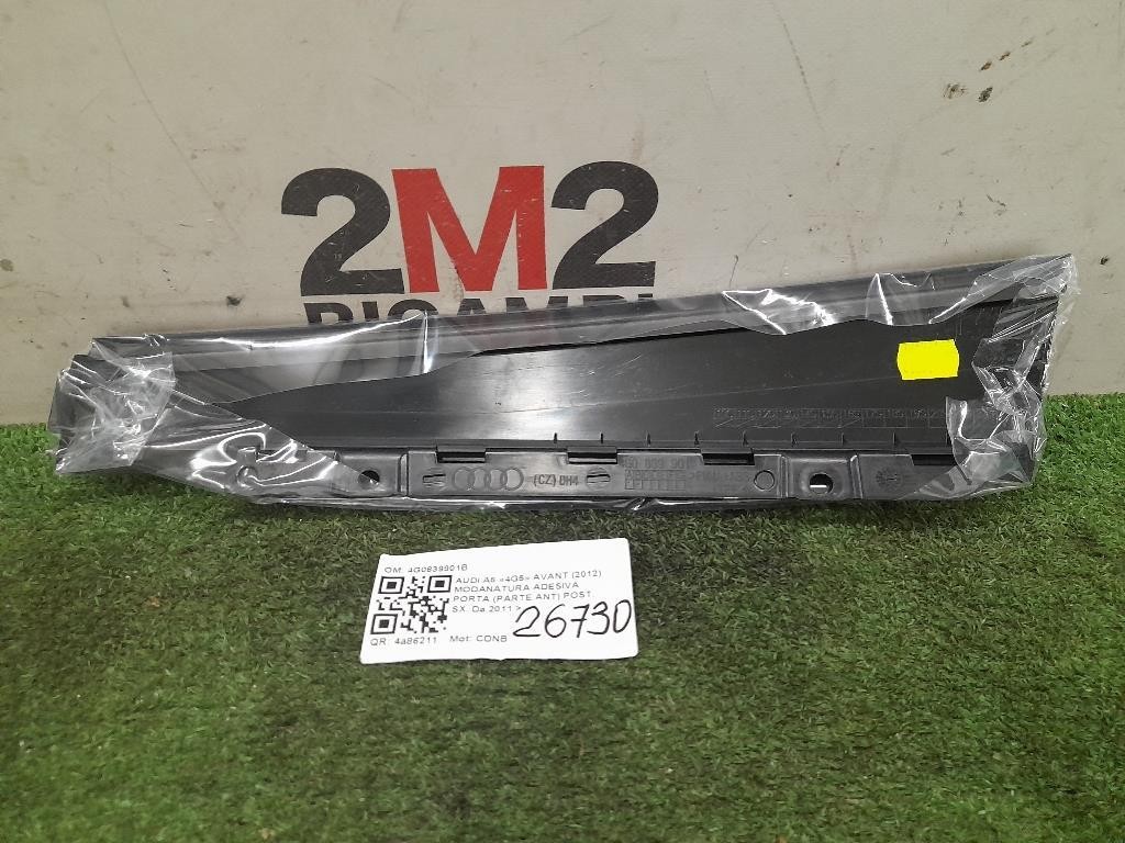 Modanatura Porta Posteriore Sinistra Panda 2003-2011 - PRASCO FT1221454 Nero - Foto 3