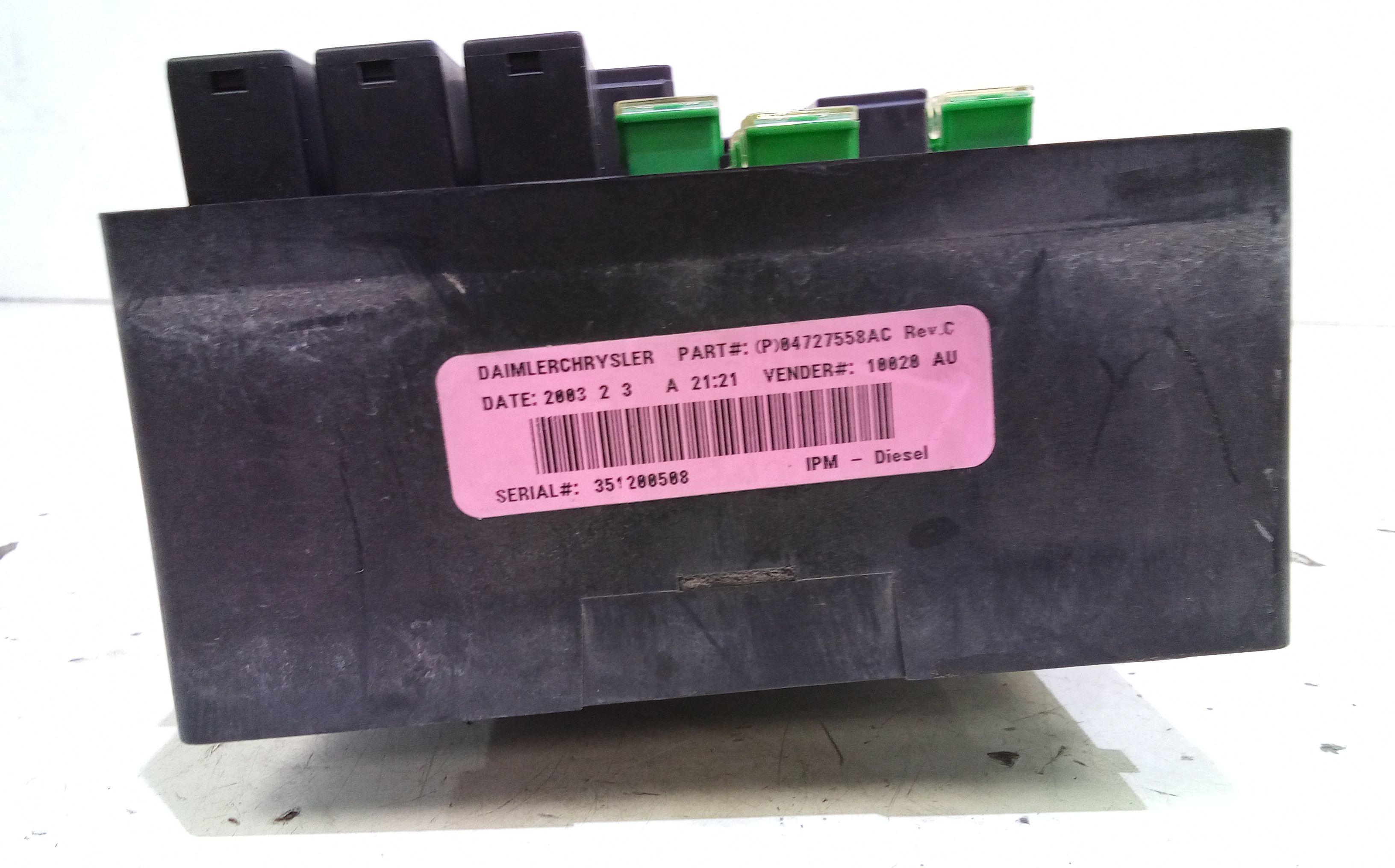 Centralina porta fusibili CHRYSLER Voyager 3 Serie