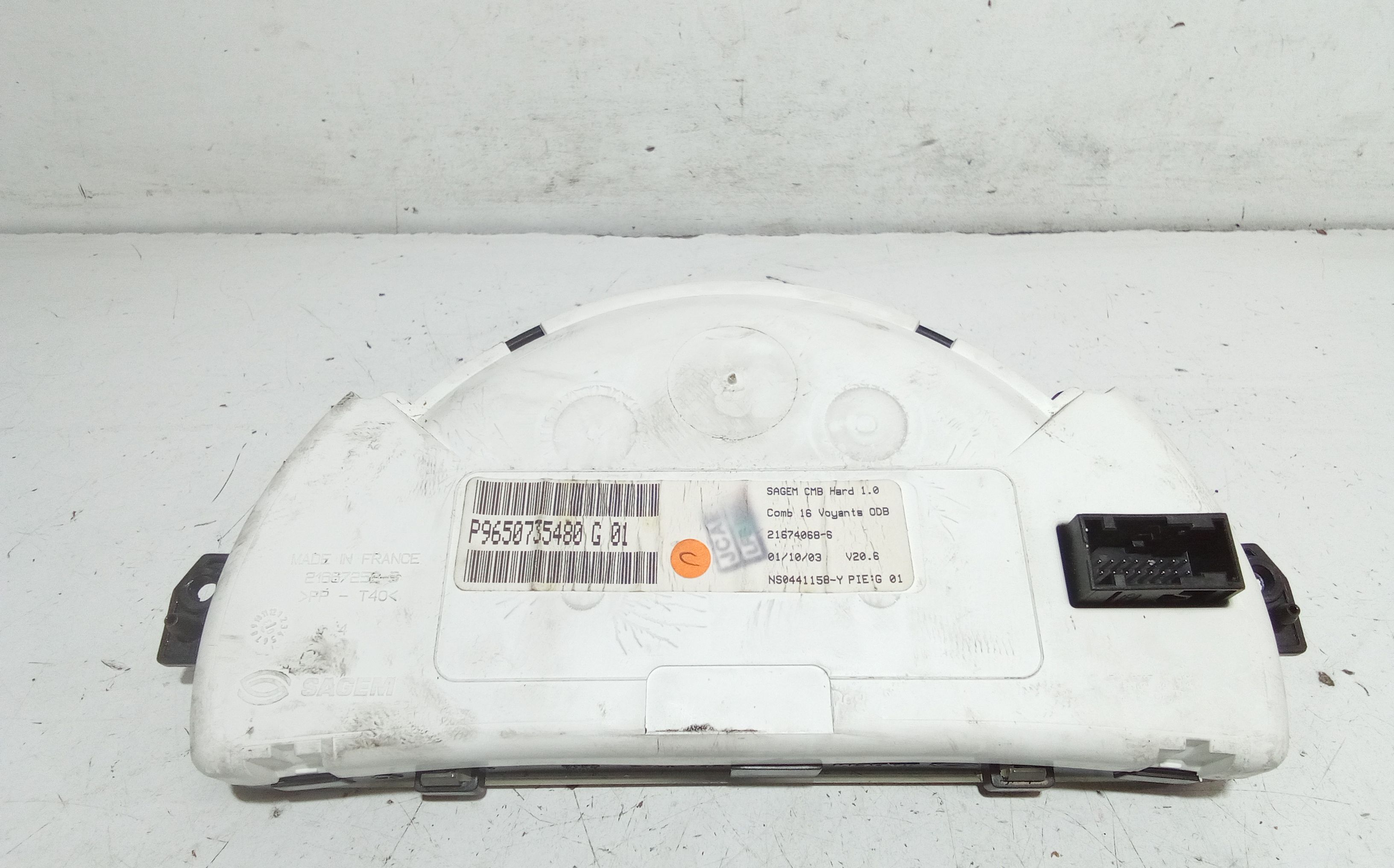 Quadro Strumenti CITROEN C3 Pluriel