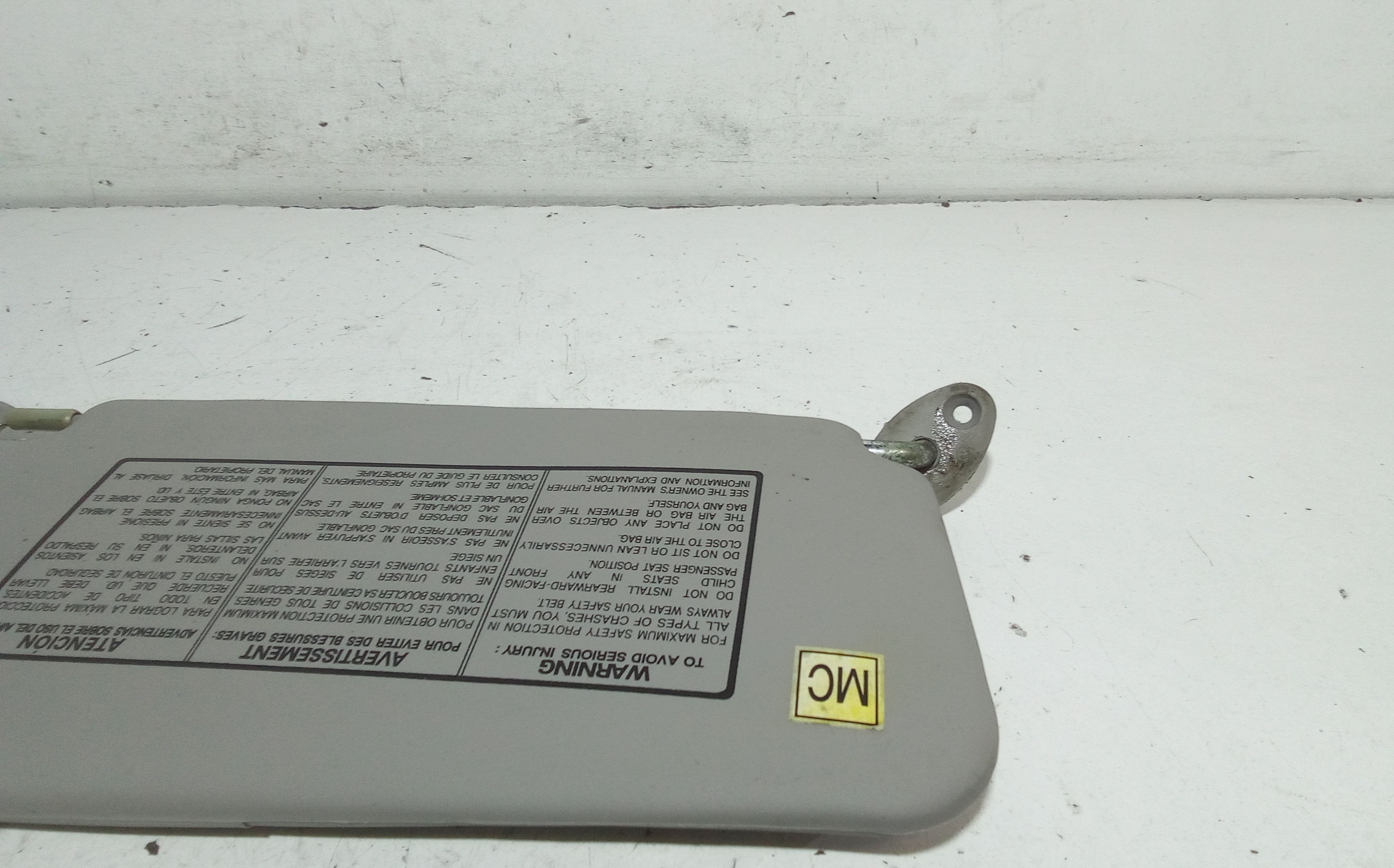 Parasole aletta anteriore Lato Guida DAEWOO Matiz 2 Serie