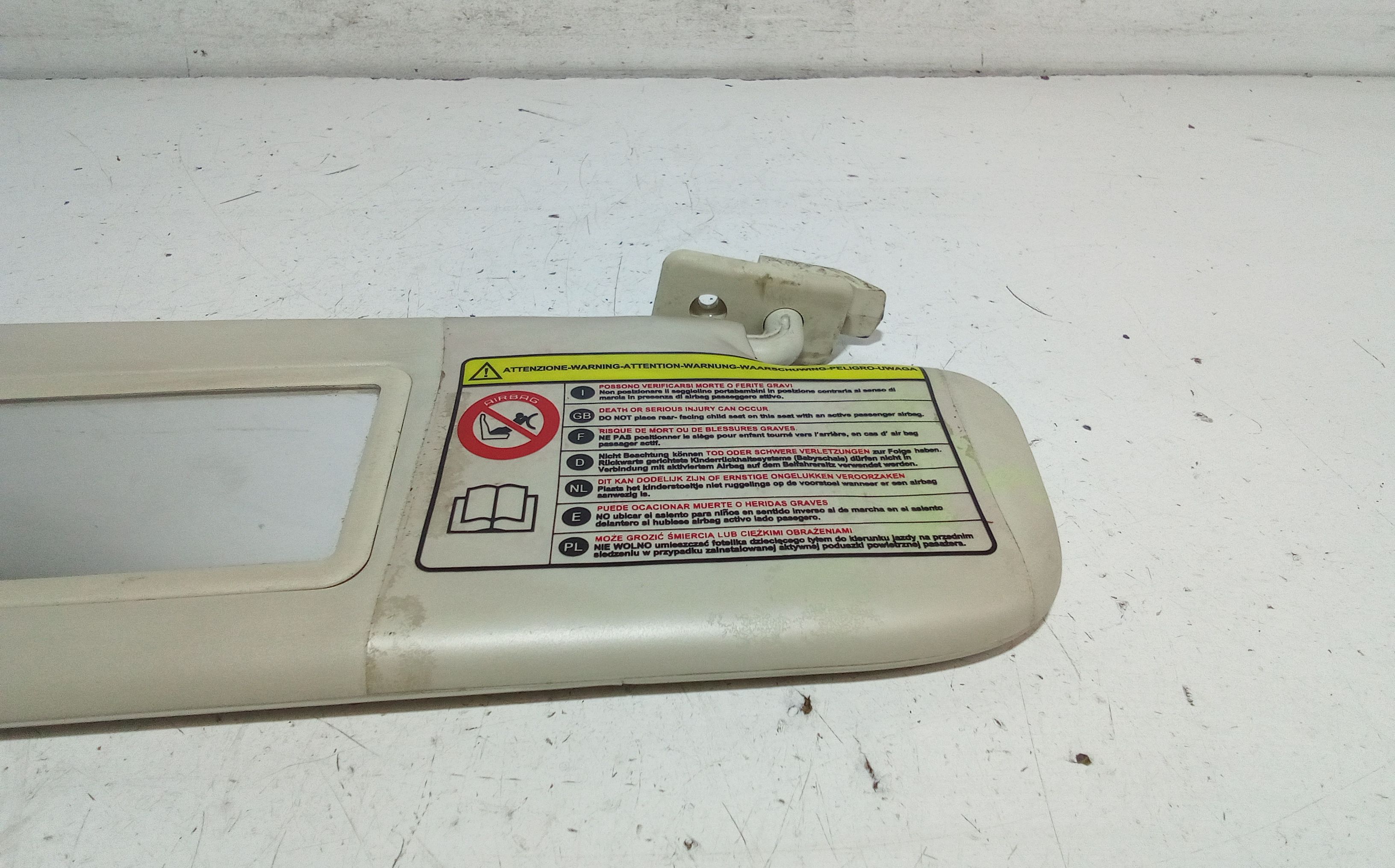 Parasole aletta Lato Passeggero FIAT 500 Serie (07>14)