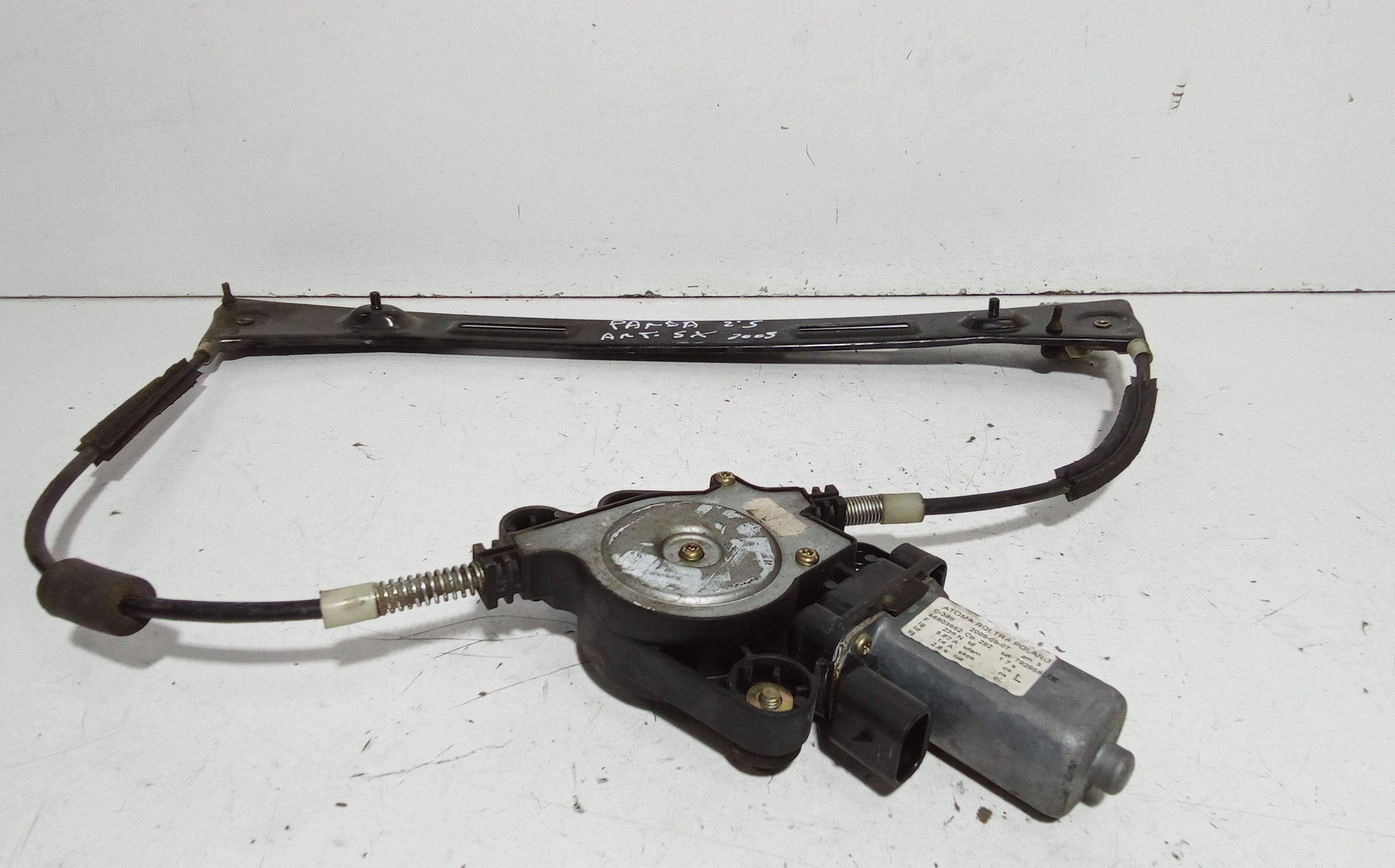 Cremagliera anteriore sinistra Guida FIAT Panda 2 Serie