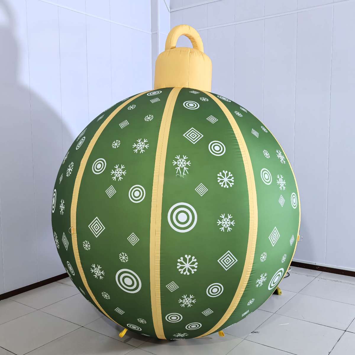 Boule de Noël Verte gonflable