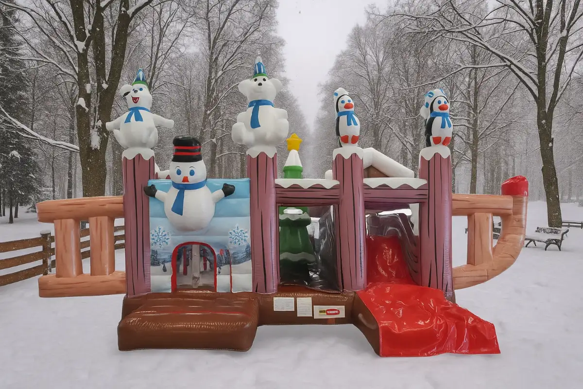 château gonflable Bonhomme de Neige