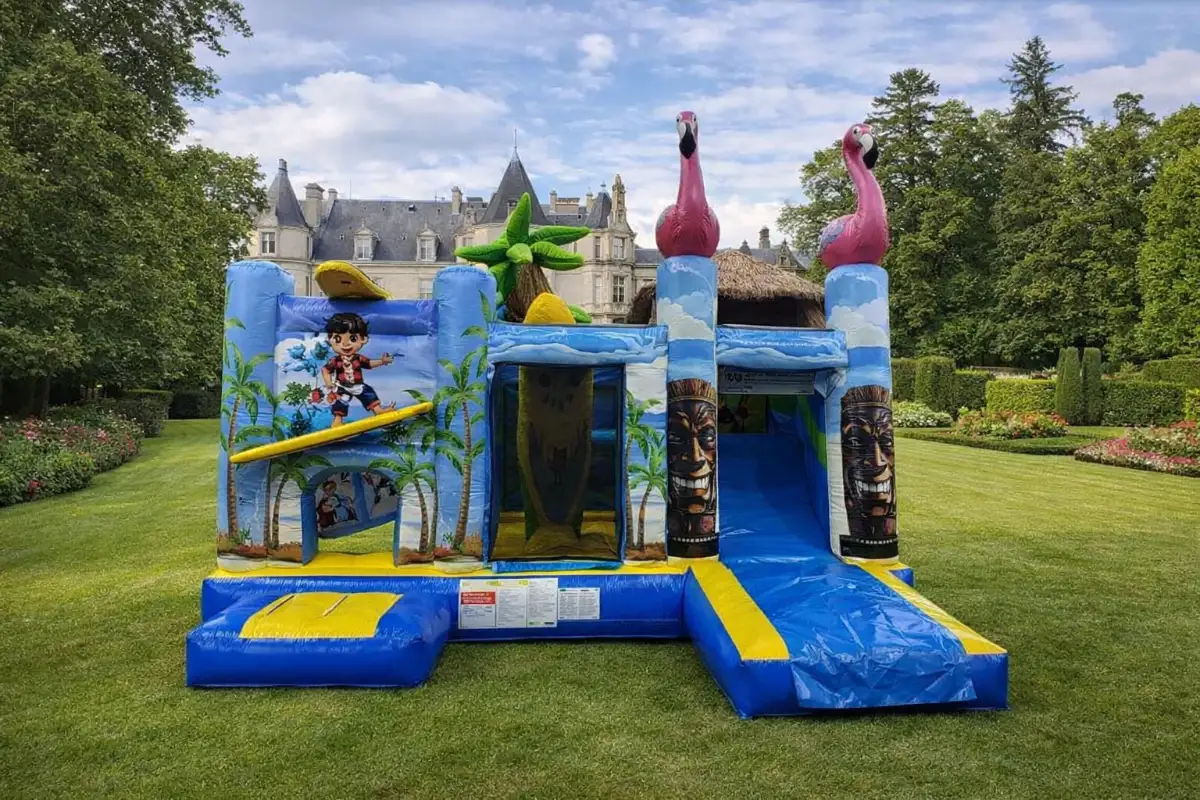 Château Gonflable Tropical 