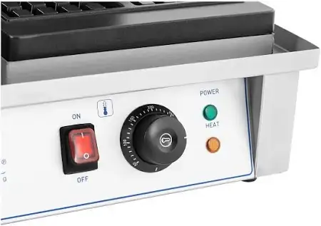 interrupteur étanche rouge et thermostat avec un voyant jaune et un vert