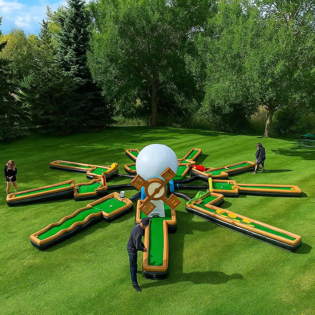 Mini Golf Gonflable 9 Pistes