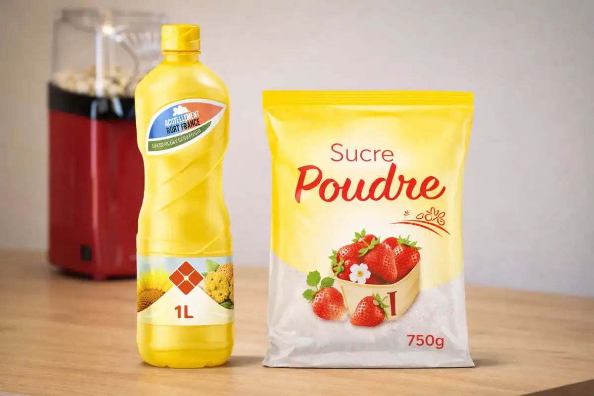 Pack Huile et Sucre pour Pop-Corn