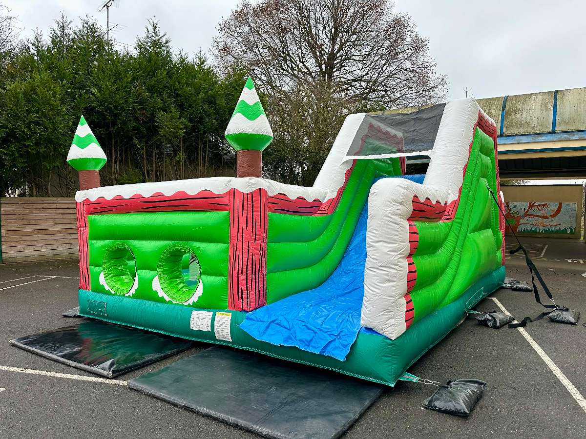 Parcours d'Obstacles Gonflable 6m Sports d'Hiver