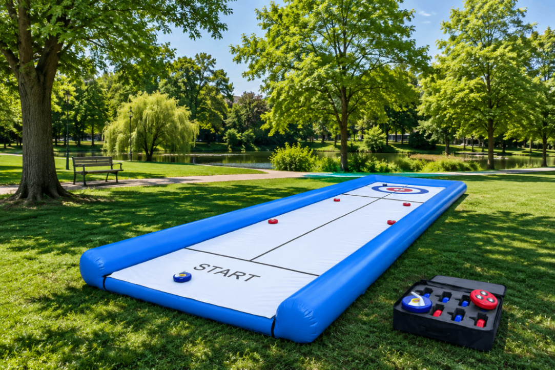 Piste de Curling Gonflable