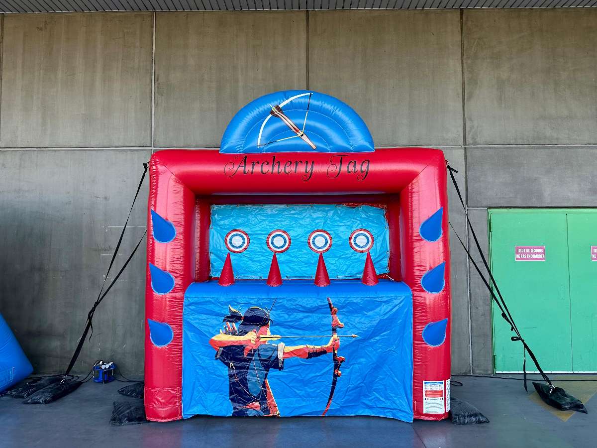 Stand de Tir à l’Arc Gonflable 3 en 1
