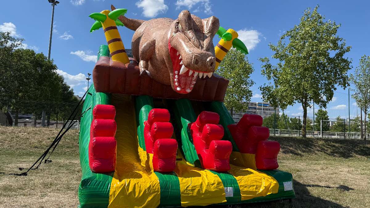 Toboggan Gonflable Dinosaure