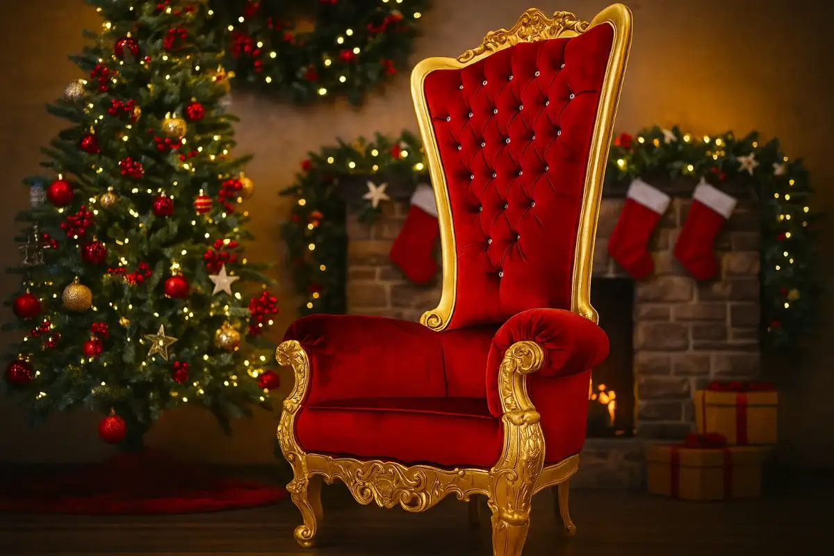 Trône du Père Noël