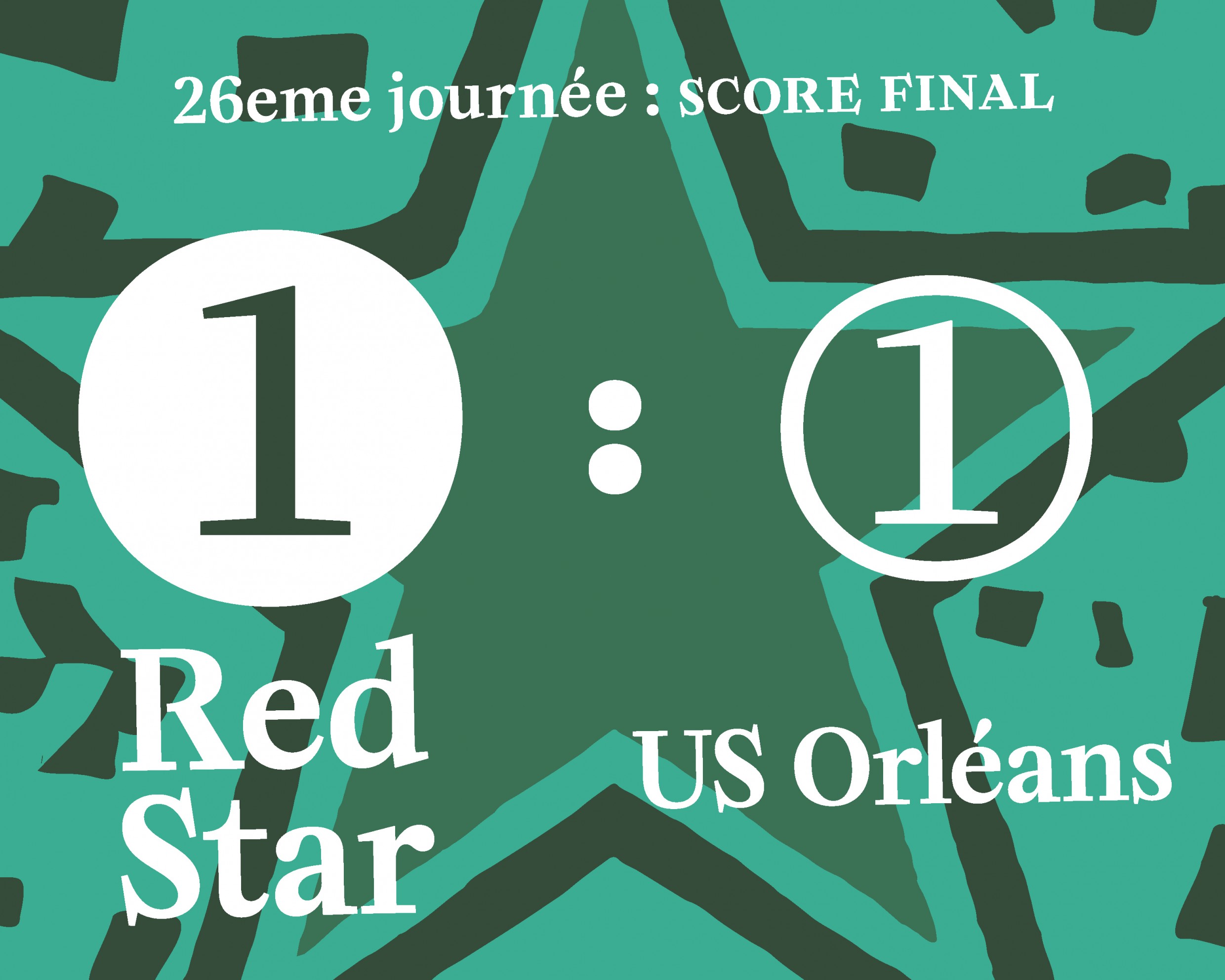 Live 26eme journee Red Star / Orleans