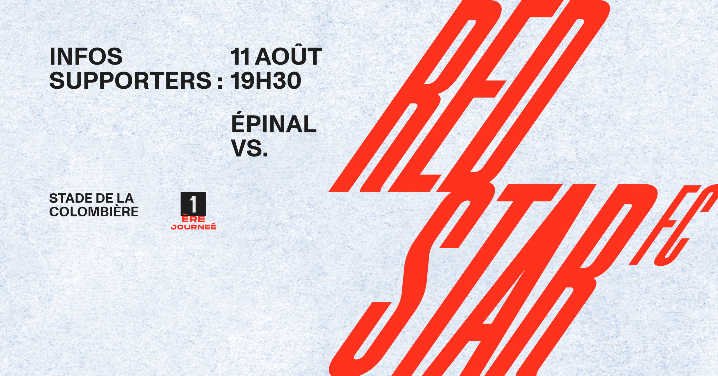 INFORMATIONS SUPPORTERS : ÉPINAL / RED STAR FC