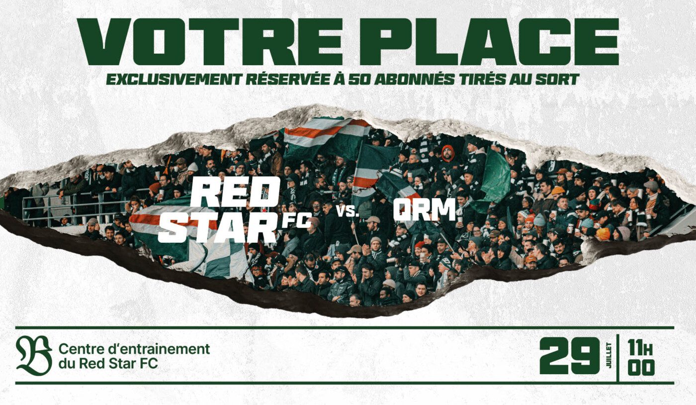 RED STAR / QRM LE MARDI 29 JUILLET