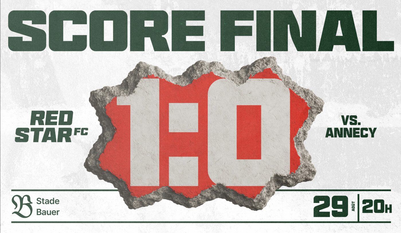 LIVE 2025/2026 : Red Star FC / Annecy 1-0