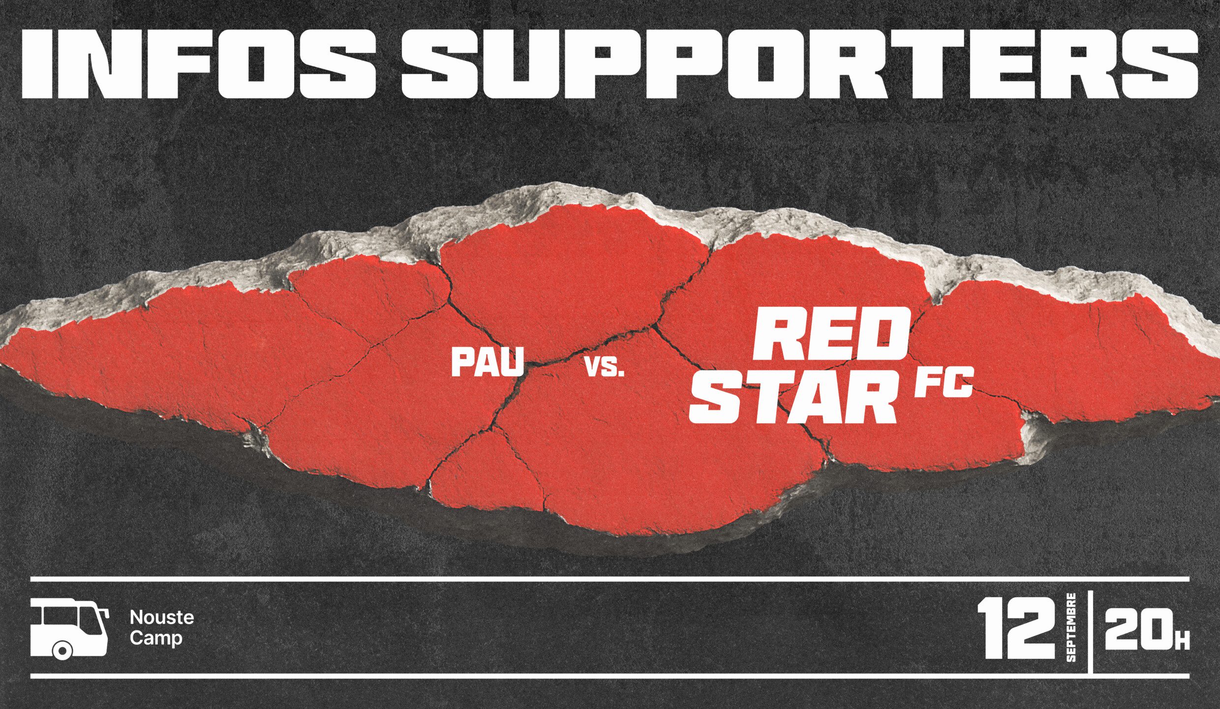 INFORMATIONS SUPPORTERS : PAU / RED STAR FC