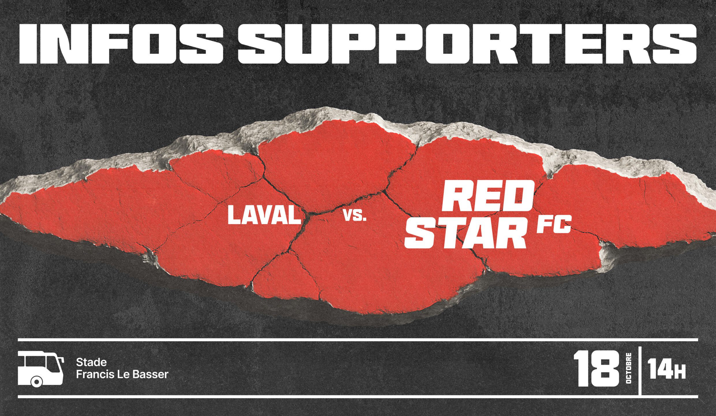 INFORMATIONS SUPPORTERS : LAVAL / RED STAR FC