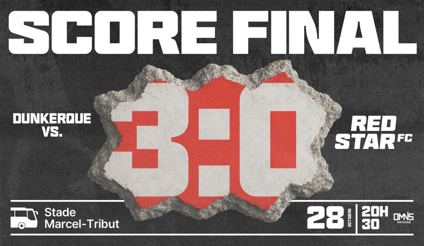 LIVE 2025/2026 : Dunkerque / Red Star FC 3-0
