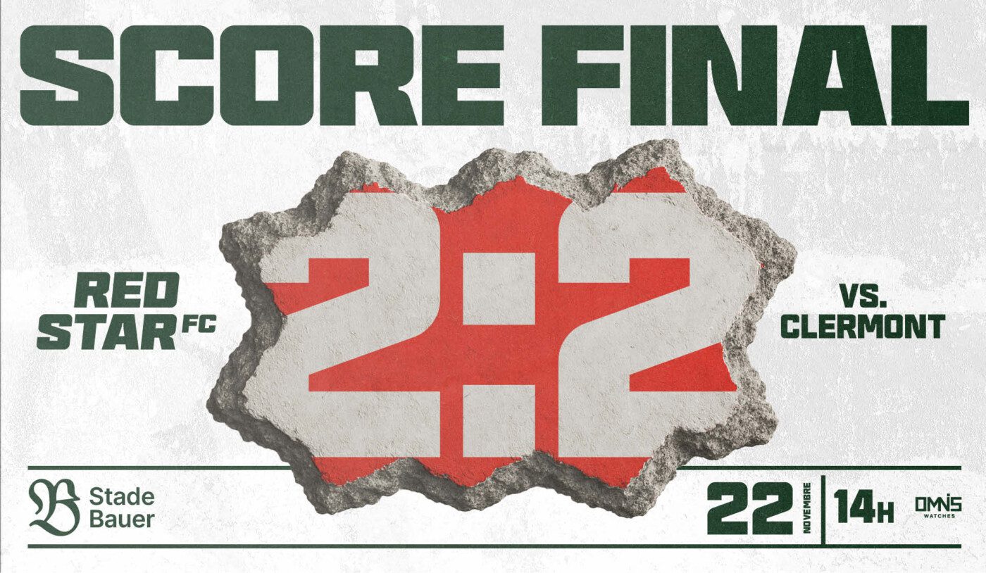 LIVE 2025/2026 : Red Star FC / Clermont 2-2