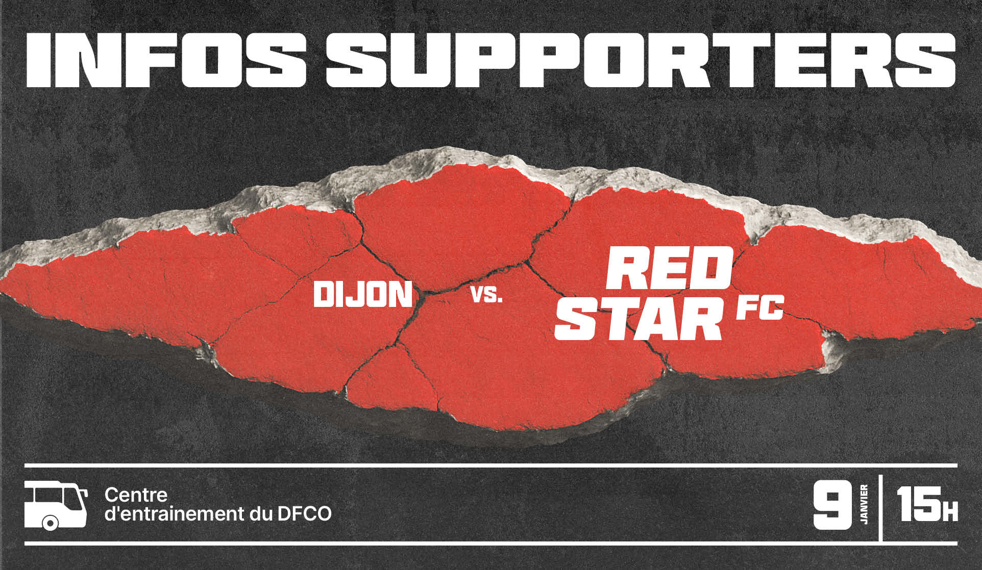 INFORMATIONS SUPPORTERS : DIJON / RED STAR FC