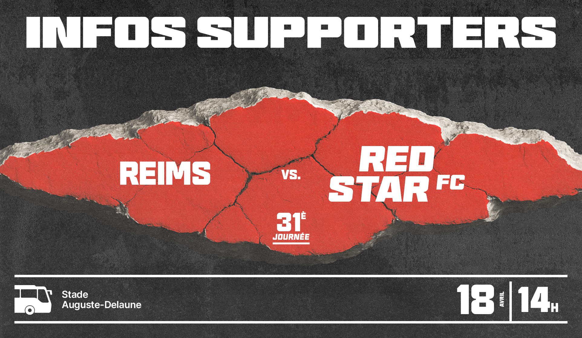 INFORMATIONS SUPPORTERS : REIMS / RED STAR FC