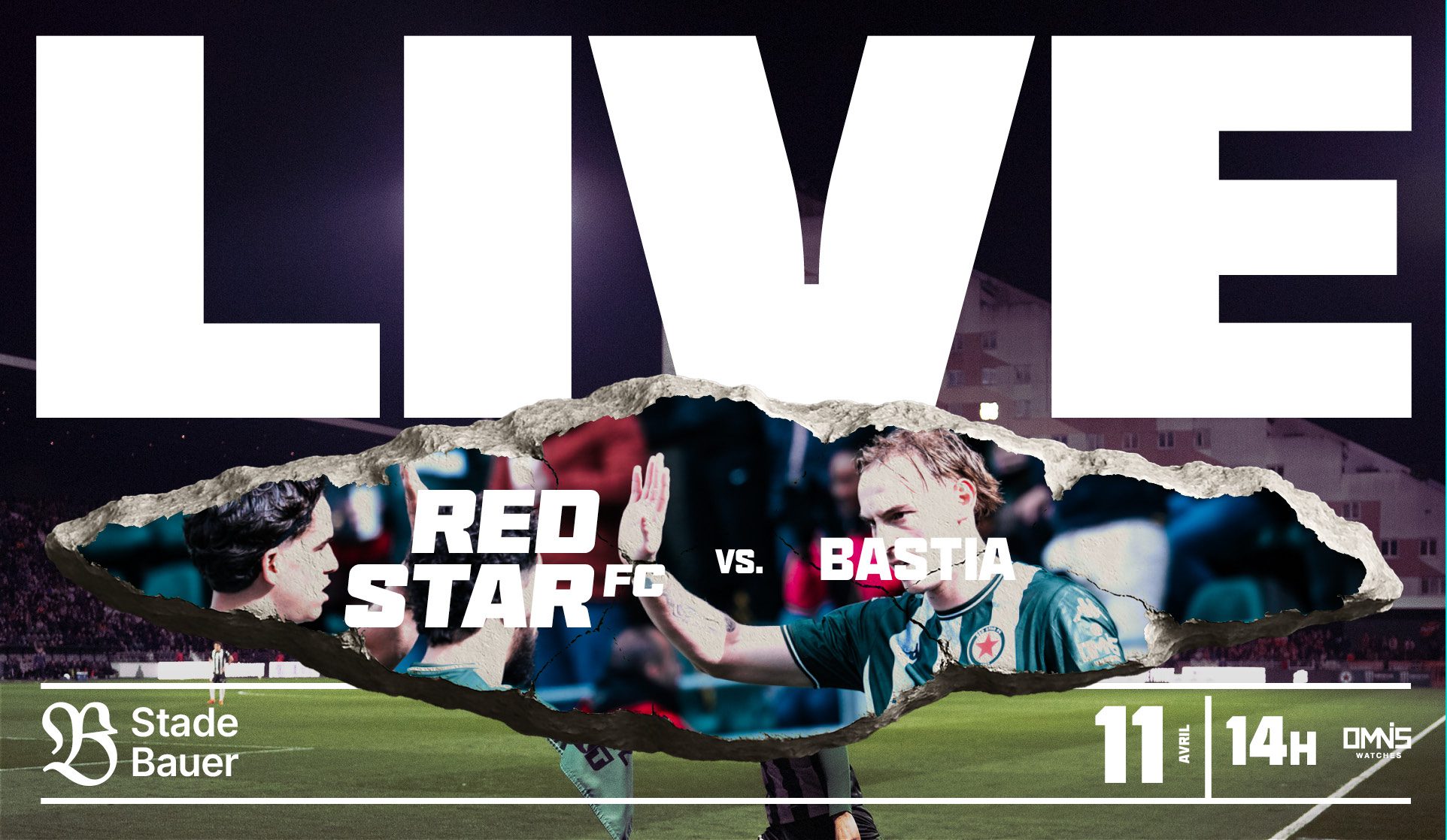 LIVE 2025/2026 : Red Star FC / Bastia