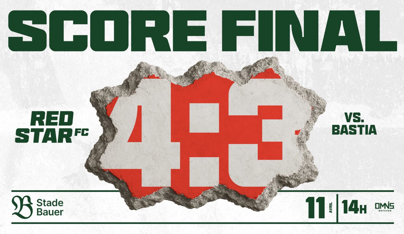 LIVE 2025/2026 : Red Star FC / Bastia 4-3