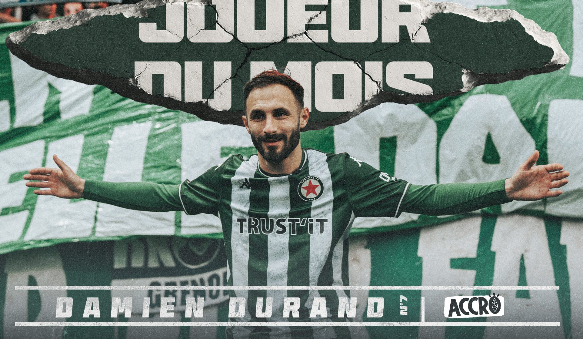 DURAND JOUEUR DU MOIS D’AVRIL BY ACCRO