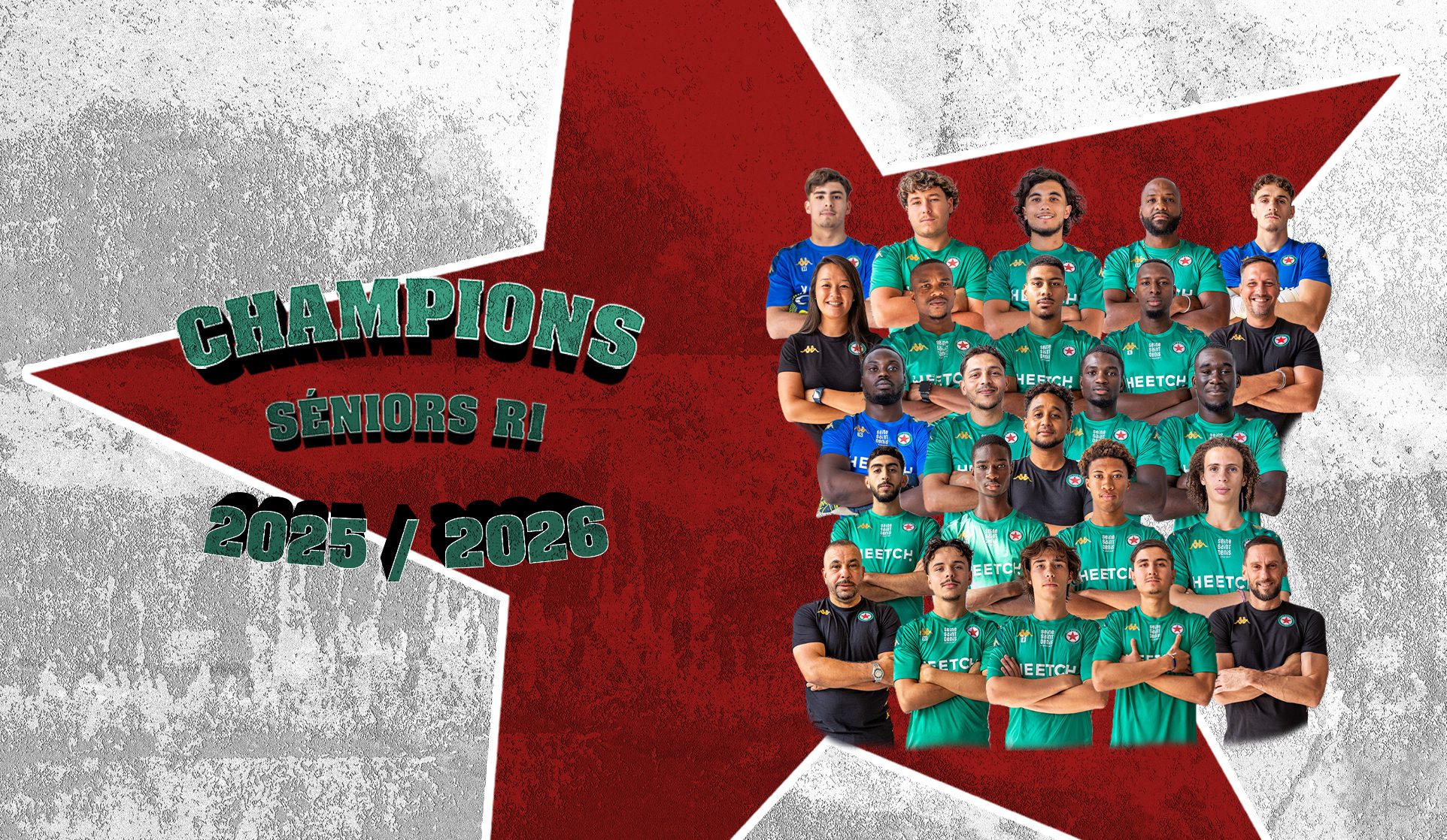 NOS SENIORS CHAMPIONS DE R1 !