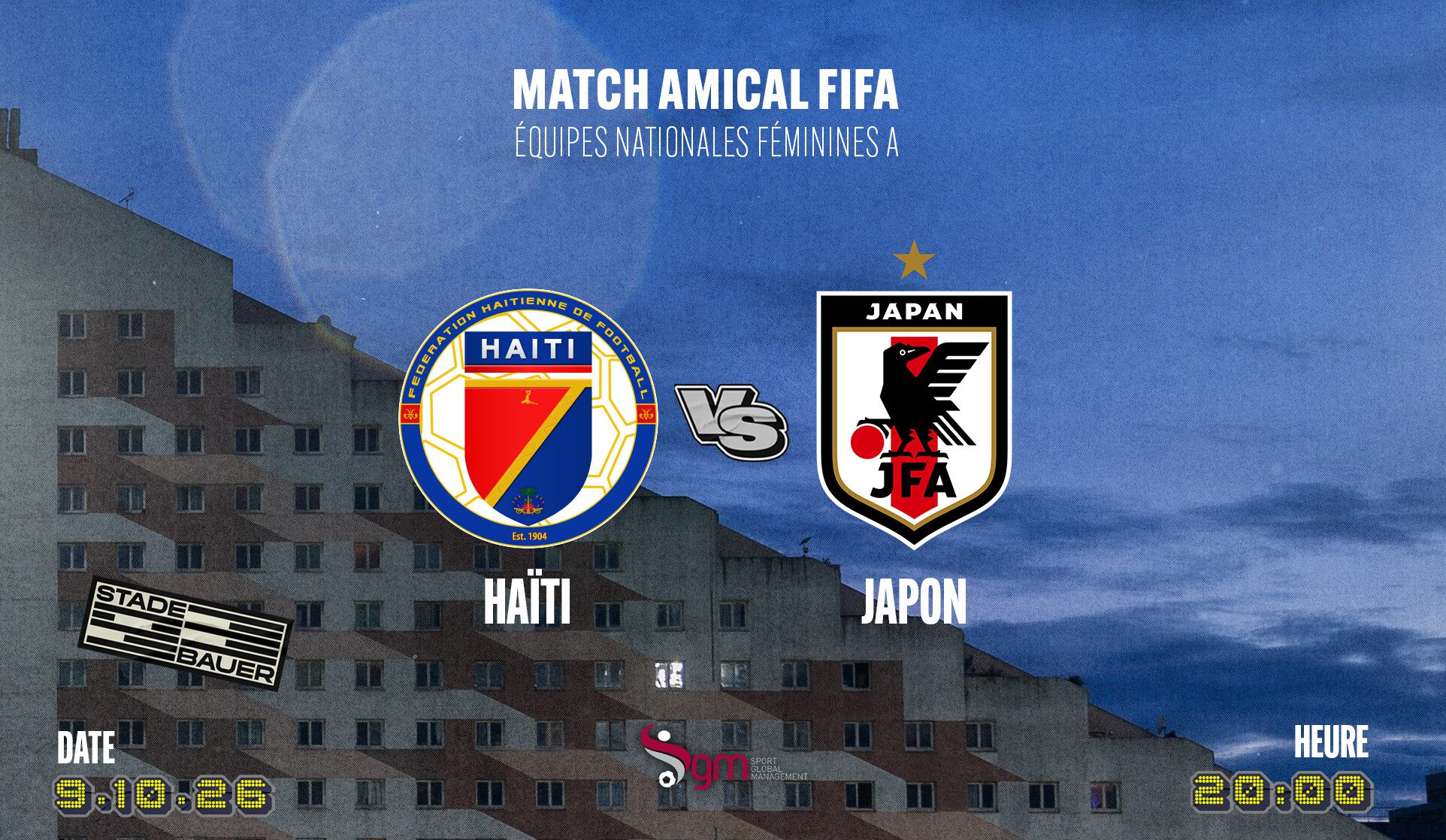 UN MATCH INTERNATIONAL À BAUER !