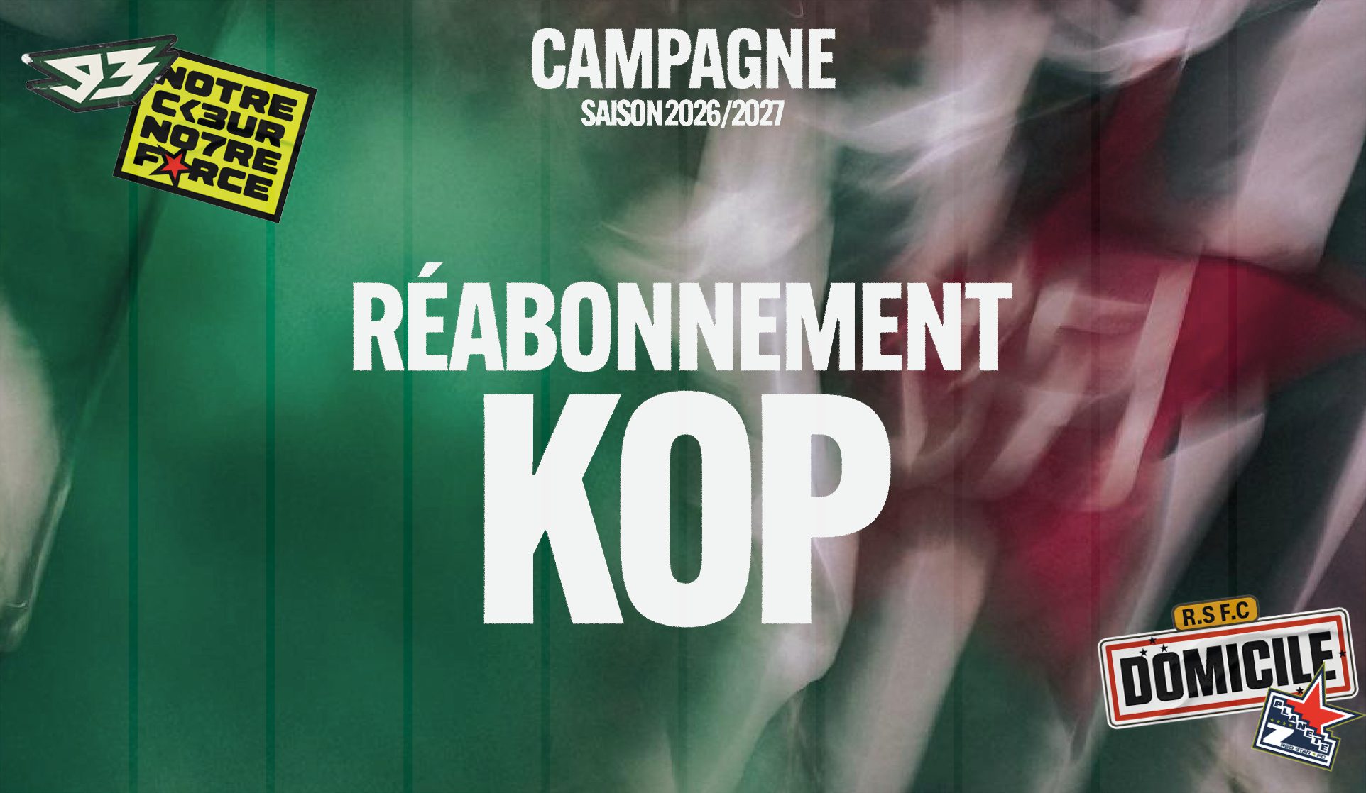 LA CAMPAGNE DE RÉABONNEMENT POUR LE KOP EST LÀ