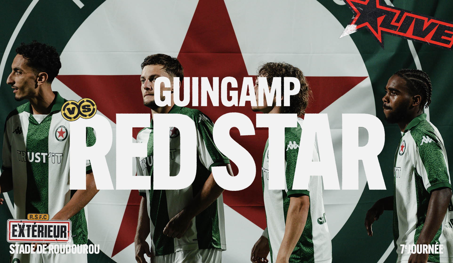 LIVE 2026/2027 : Guingamp / Red Star FC