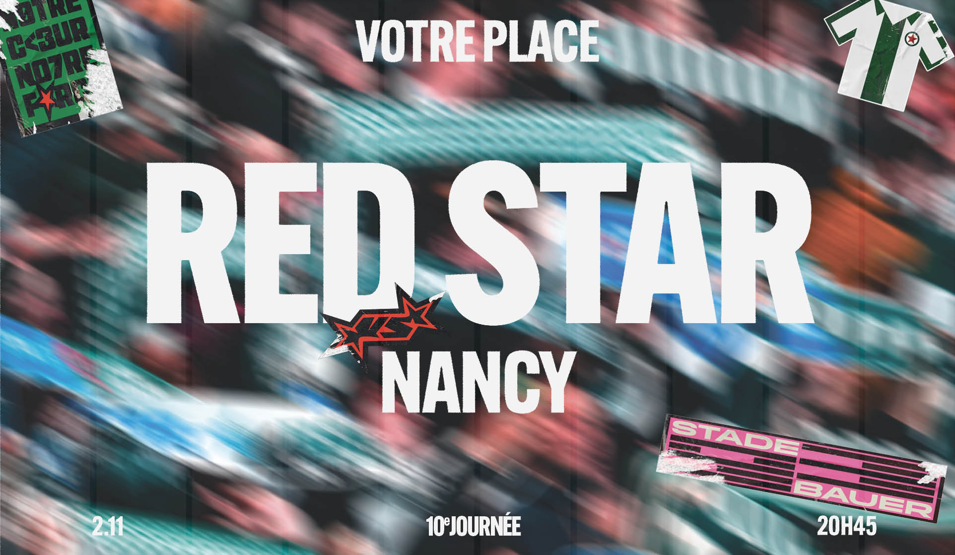VOTRE PLACE POUR RED STAR FC / NANCY