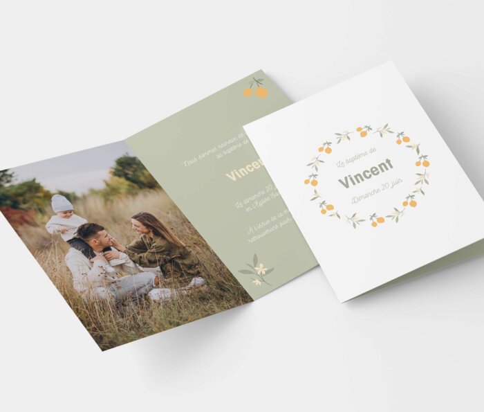 faire part 2 voles A5 A6