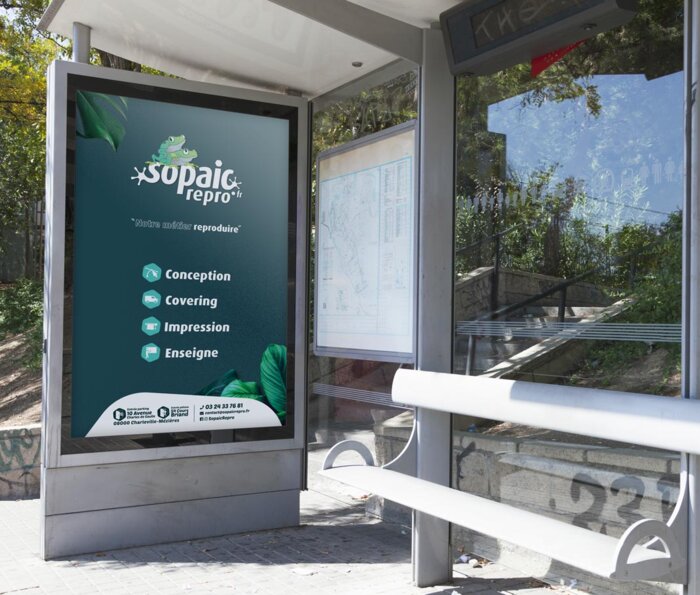 Affiche abribus 120x176 cm