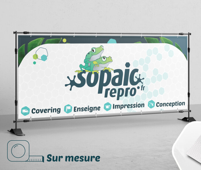 Bache pvc avec oeillets