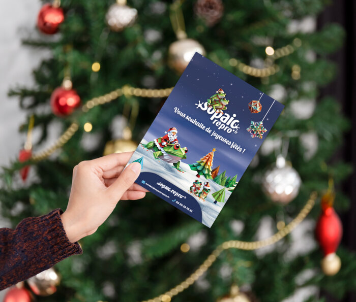 Carte de voeux format A5