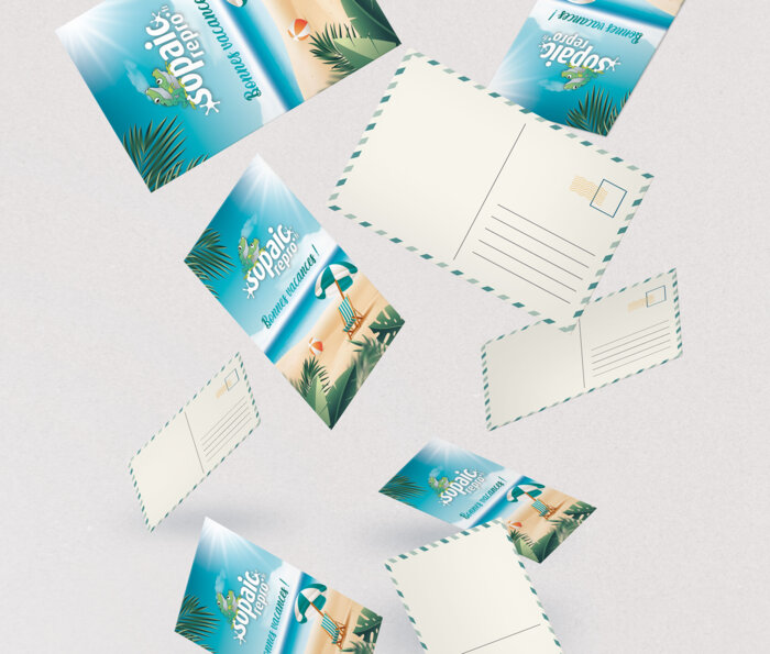 Carte postale - portrait