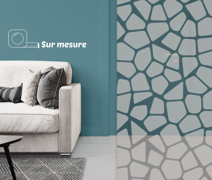 Film dépoli - motif girafe