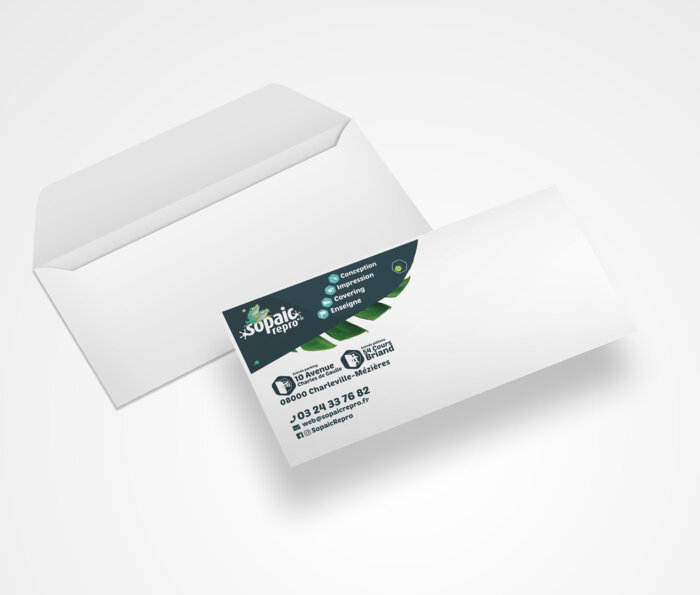 Enveloppe DL sans fenetre