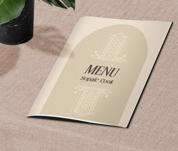 Menu restaurant - format A4 ou A5
