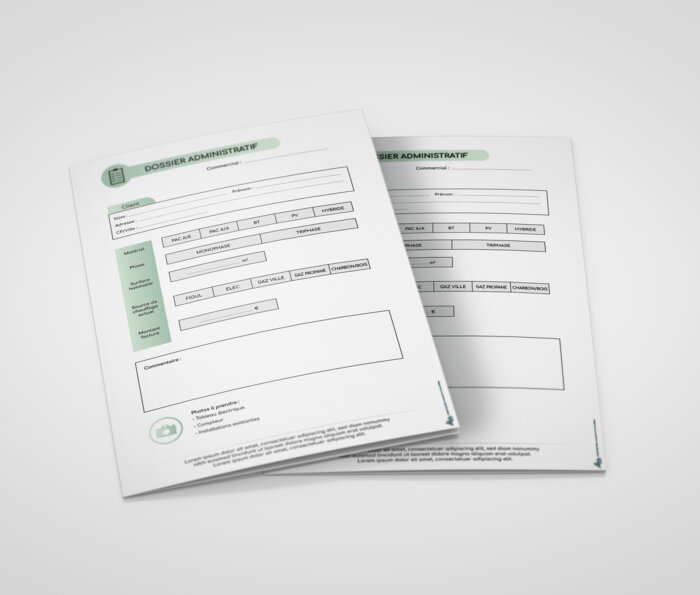 Pochette administratif