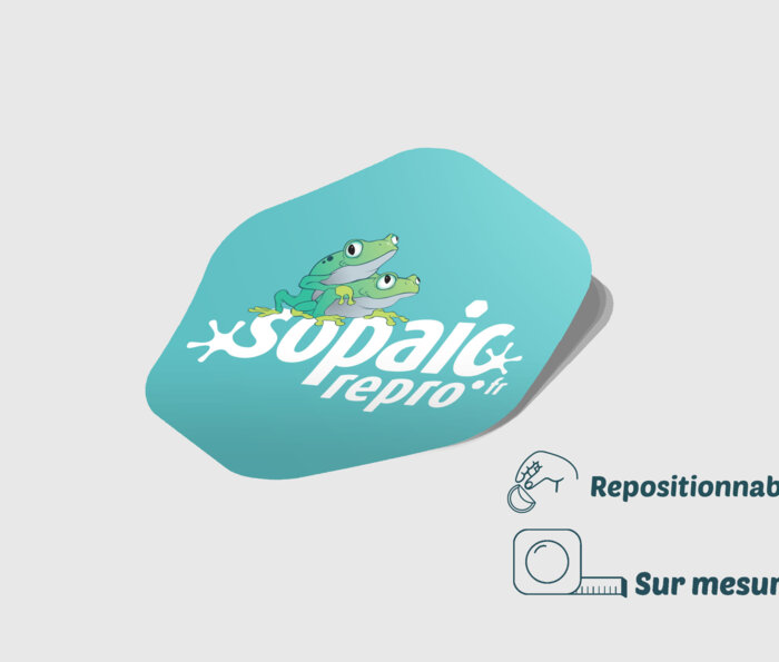 sticker repositionnable unite